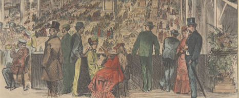 1872: “Harper’s Weekly”, Cincinnati Industrial Exposition Illustration
