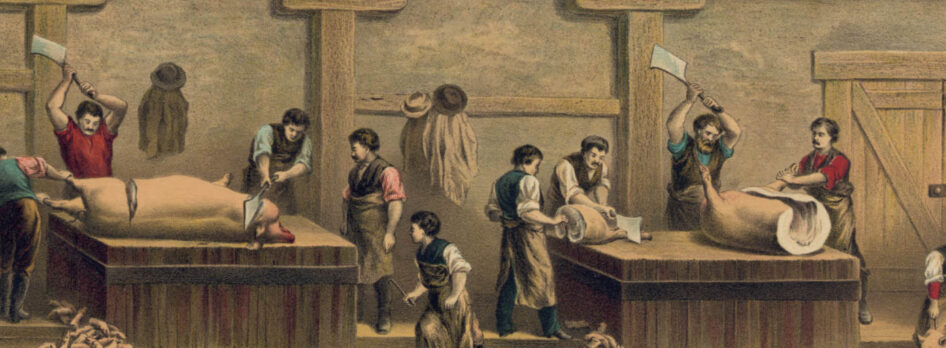 1873: “Pork Packing Overview” for Vienna World’s Fair