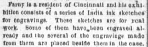 1874-09: Farny’s 1874 Exposition Entries
