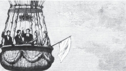 1874-11-07: “Balloon Wedding” Illustration