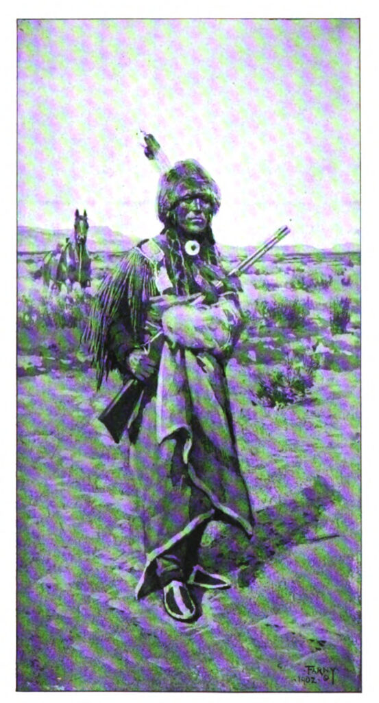 Farny's "A Blackfoot Brave" appears on page 231, In the Hesperian Tree, Vol2.