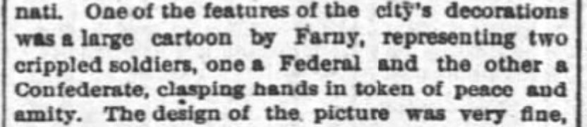 1877-09: Sketch of Crippled Soldiers Clasping Hands
