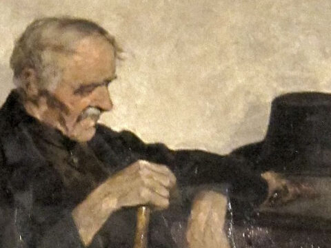 1878-11: “The Silent Guest” Painting & Sketch