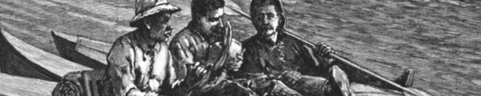 1881-10: “The Last Match” Canoe Illustration