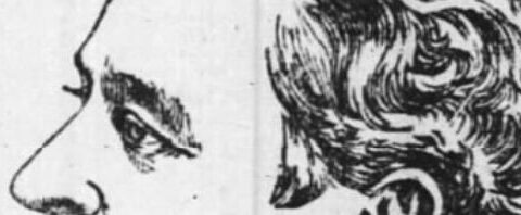 1880s: Farny paints a baseball-bat