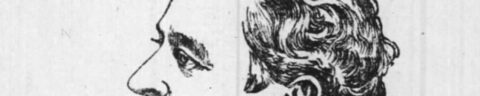 1880s: Farny paints a baseball-bat