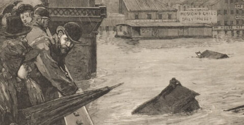 1883-02: Cincinnati Flood Illustrations