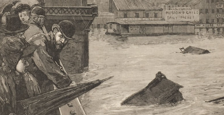 1883-02: Cincinnati Flood Illustrations