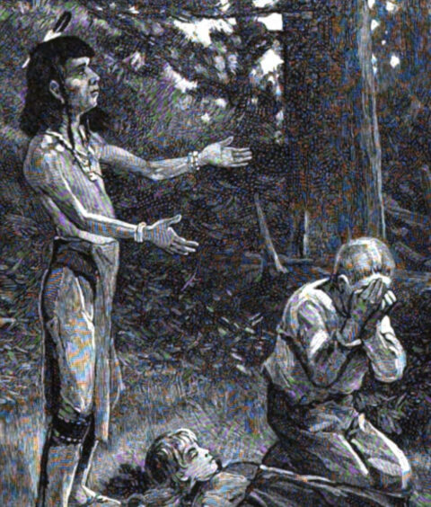 1883-04: Illustration for “Onawandah” Story