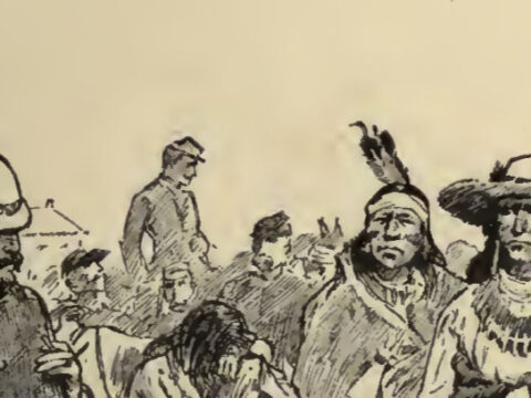 1886: Howling Wolf and His Trick-Pony Picture