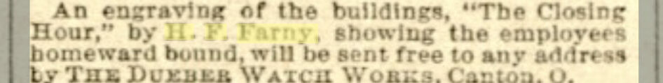 1890: “The Closing Hour” by Farny