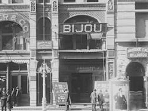 1883-12: The NY Bijou Theatre Curtain